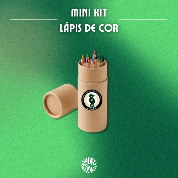 KIT MINI LÁPIS DE COR